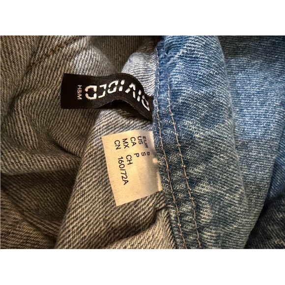 H&M Blue Denim Fabric - Picture 2 of 3